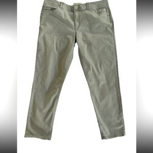 Democracy Jeans AB Tech Womens Size 16 Stretch Waist Light OliveArmy Green Pants